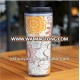 High quality cheap double wall insulated tumbler mug paper insert