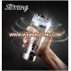 Integrated lithium-ion rechargeable batteries portable magnet base vortex protein stirring shaker water bottle home office use