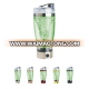 Bulk items customized USB Rechargeable shaker protein bottle shakers , bpa free plastic electronic protein shaker bottle