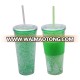 680ML Plastic Insulated Double Wall Freeze Gel Tumbler Cups