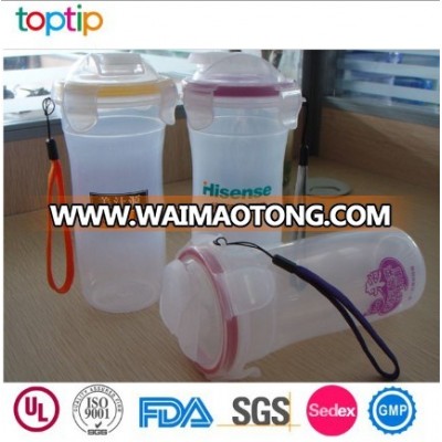 Plastic Sports Drinking Le Buckle Cup Cheap PP Water Drinking Lock Cup