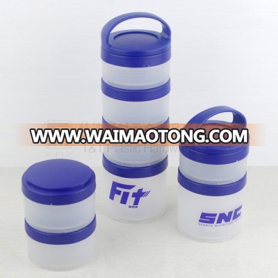 Custom Protein Shaker Bottle with Storage/personalized protein shaker bottle