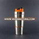 BPA Free wholesale protein shaker bottle shaker cup with Metal ball