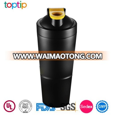 Double wall keep warm shaker bottle, high quality steel gym shaker