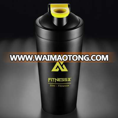 Matt shaker bottle for custom logo, custom protein shaker with ball