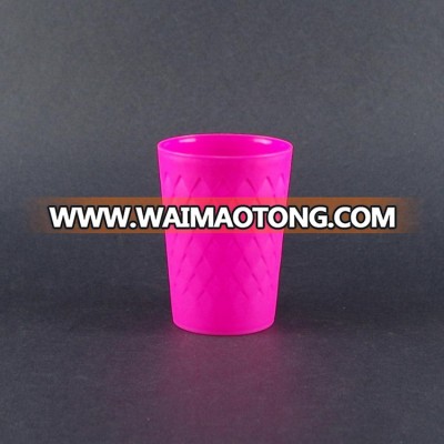 diamond line plastic pp material water cup,tea cup