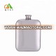 High polishing satin effect special square shape stainless steel 5.5oz hip flask